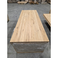 Eiken paneel doorgaande lamel 20 mm